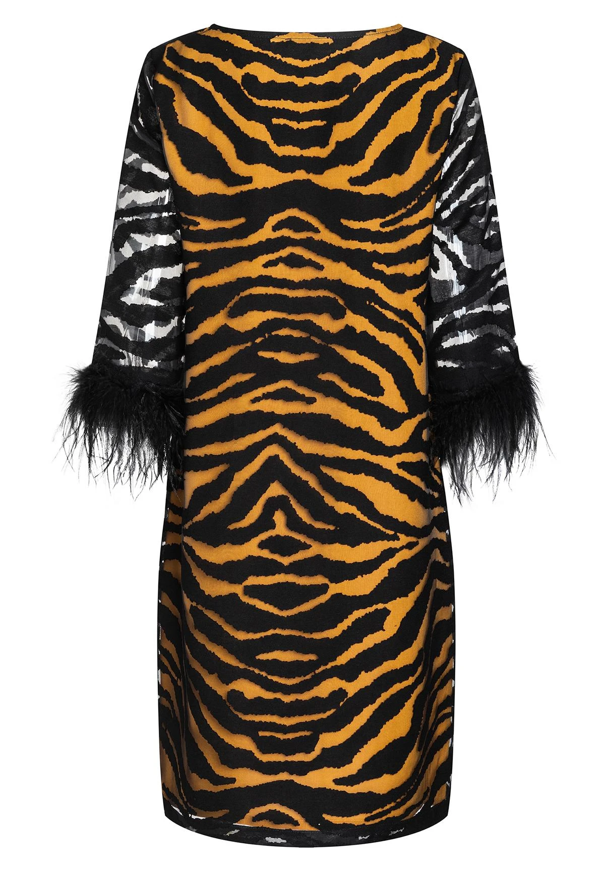 Ana Alcazar Tuniek Jurk Zapos Zwart-Bruin 3 Ana Alcazar Tuniek Jurk Zapos Zwart-Bruin