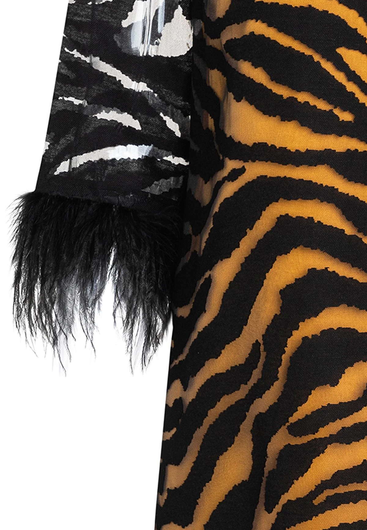 Ana Alcazar Tuniek Jurk Zapos Zwart-Bruin 5 Ana Alcazar Tuniek Jurk Zapos Zwart-Bruin - Afbeelding 3