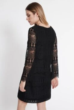 Ana Alcazar Tuniek Jurk Sanice Zwart -JurkChic Verkoop 2694 046953 100 23