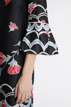 Ana Alcazar Mouw Jurk Sefyme Zwart -JurkChic Verkoop 2703 047006 100 16