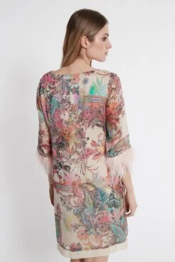 Ana Alcazar Mouw Jurk Sekory Beige -JurkChic Verkoop 2707 047024 800 17