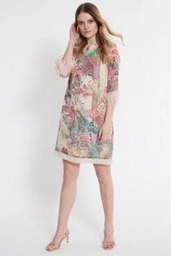 Ana Alcazar Mouw Jurk Sekory Beige