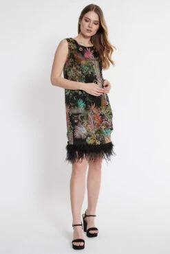 Ana Alcazar A-Lijn Jurk Sekany Zwart