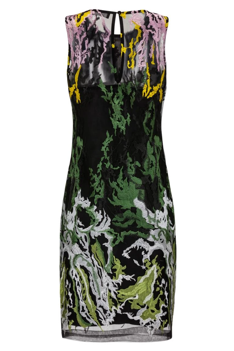 Ana Alcazar Black Label Geborduurde Cocktail Jurk 3 Ana Alcazar Black Label Geborduurde Cocktail Jurk