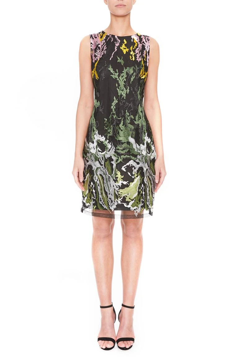 Ana Alcazar Black Label Geborduurde Cocktail Jurk 4 Ana Alcazar Black Label Geborduurde Cocktail Jurk - Afbeelding 2