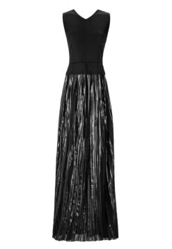 Ana Alcazar Plissé Lange Jurk Elvogea -JurkChic Verkoop ana alcazar 045416 2226 1001