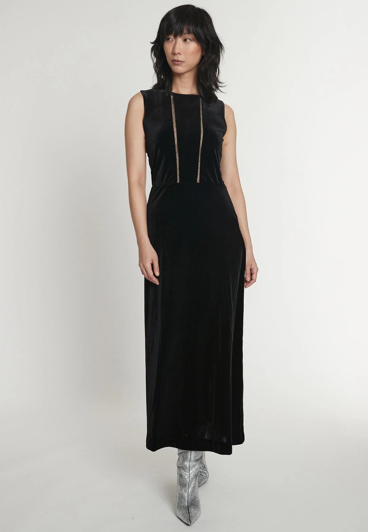 Ana Alcazar Velvet Maxi Jurk Emonary 4 Ana Alcazar Velvet Maxi Jurk Emonary - Afbeelding 2