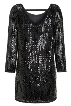 Ana Alcazar Black Label Pailletten Jurk Juveny