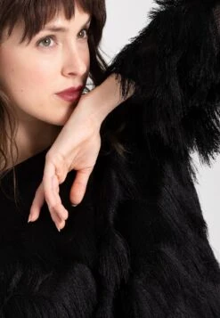 Ana Alcazar Black Label Franjes Jurk Wyssle Black -JurkChic Verkoop ana alcazar 046801 2650 1005