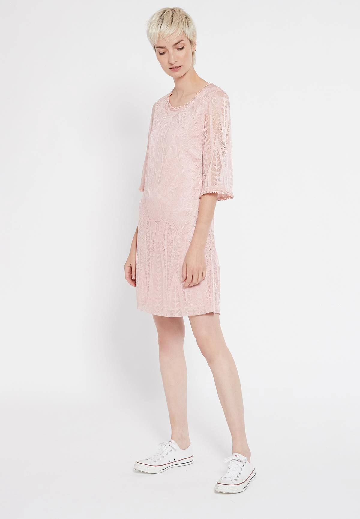 Ana Alcazar Korte Mouwen Jurk Sarivei 3 Ana Alcazar Korte Mouwen Jurk Sarivei