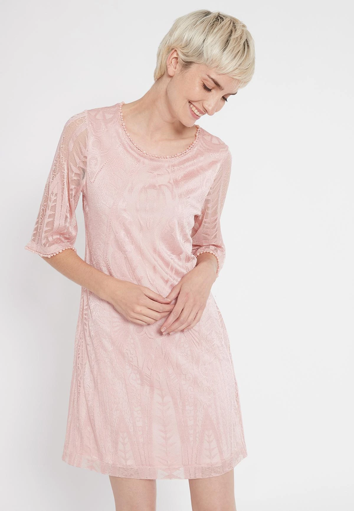 Ana Alcazar Korte Mouwen Jurk Sarivei 4 Ana Alcazar Korte Mouwen Jurk Sarivei - Afbeelding 2