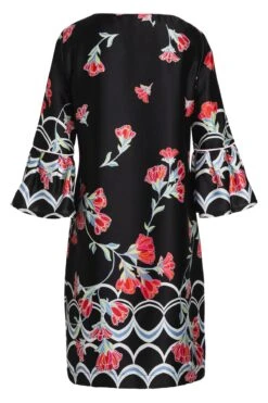 Ana Alcazar Mouw Jurk Sefyme Zwart -JurkChic Verkoop ana alcazar 047006 2703 100 b