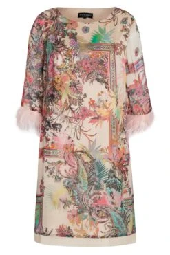 Ana Alcazar Mouw Jurk Sekory Beige -JurkChic Verkoop ana alcazar 047024 2707 800 a