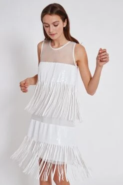 Ana Alcazar Lovertje Jurk Taba