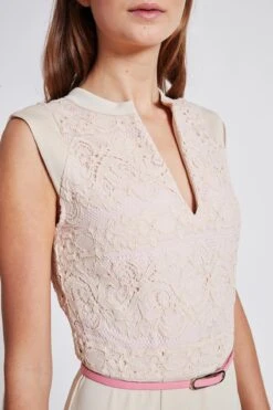 Ana Alcazar Mouwloos Jurk Taggy -JurkChic Verkoop ana alcazar 047173 2744 5