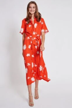 Ana Alcazar Midi Jurk Taxyne 9 Ana Alcazar Midi Jurk Taxyne -JurkChic Verkoop ana alcazar 047199 2751 3