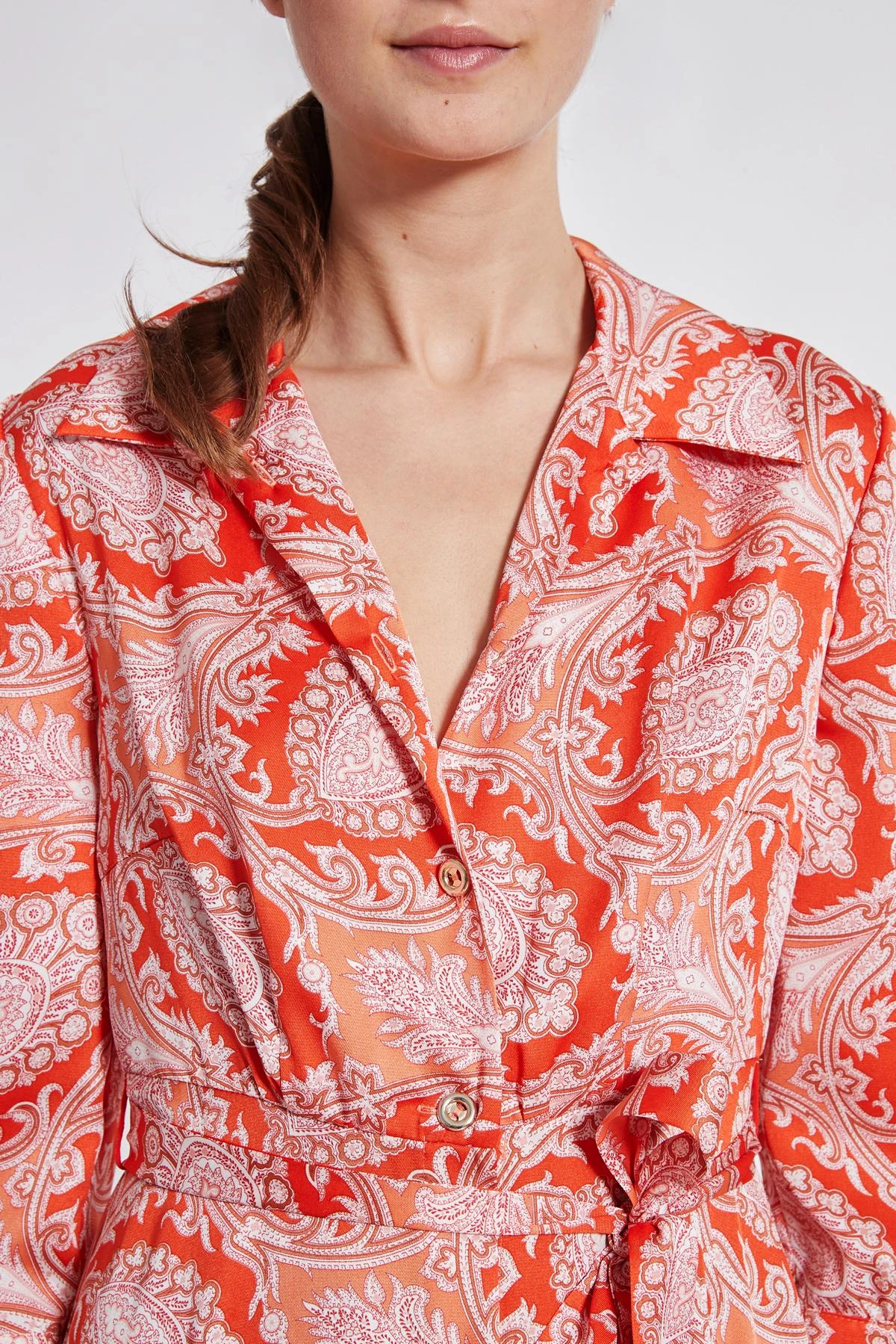 Ana Alcazar Midi Jurk Tefrola Geel 7 Ana Alcazar Midi Jurk Tefrola Geel - Afbeelding 5