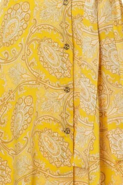 Ana Alcazar Midi Jurk Tefrola Geel 9 Ana Alcazar Midi Jurk Tefrola Geel -JurkChic Verkoop ana alcazar 047211 2754 900 c