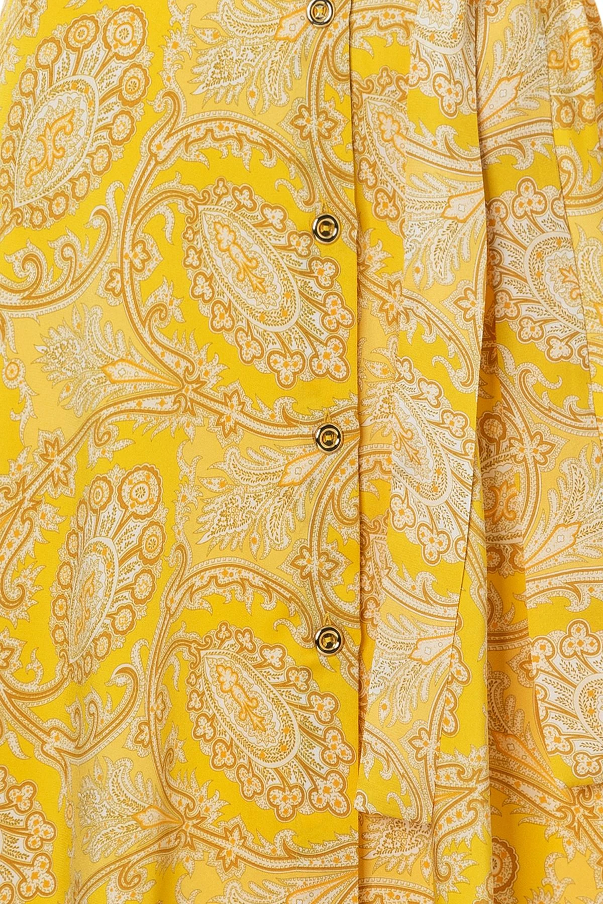 Ana Alcazar Midi Jurk Tefrola Geel 4 Ana Alcazar Midi Jurk Tefrola Geel - Afbeelding 2