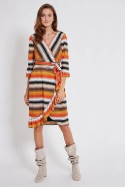 Voorkant 10 Ana Alcazar Wikkel Jurk Tunosa