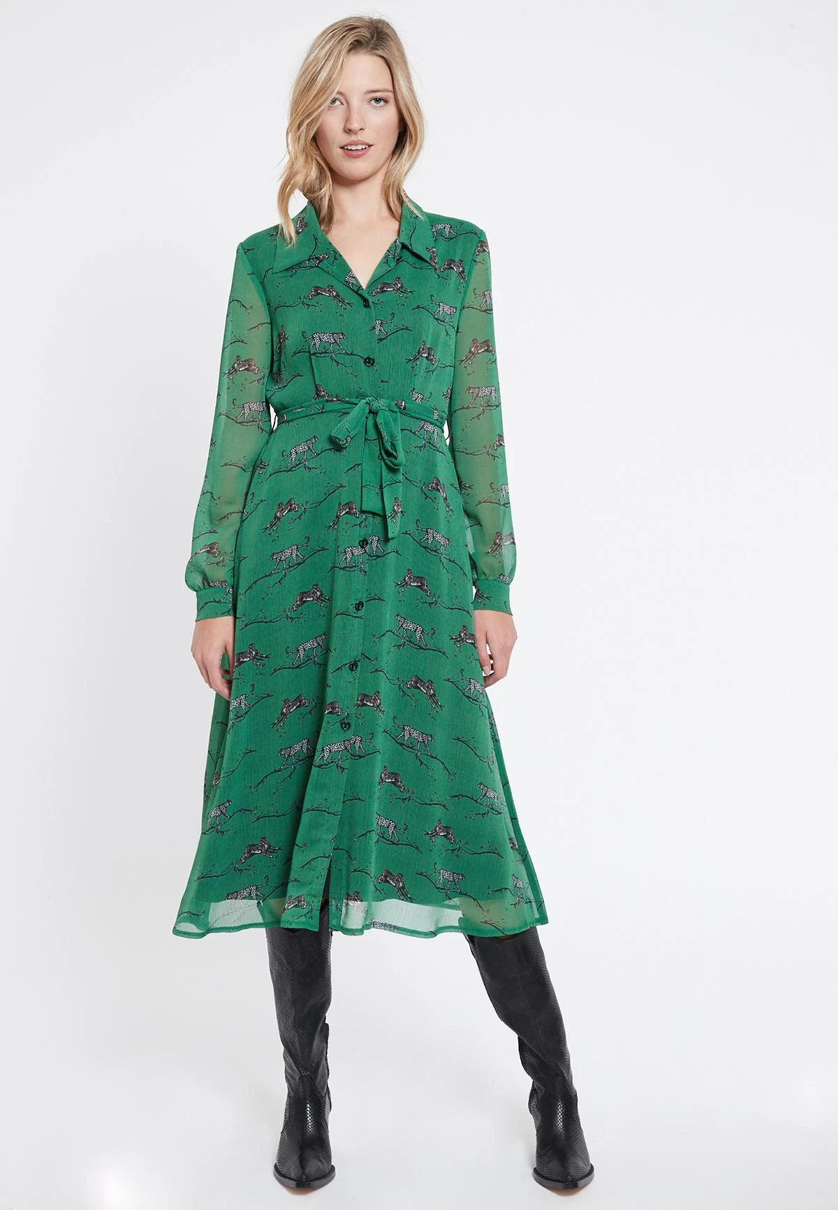 Ana Alcazar Midi Jurk Vabisea 3 Ana Alcazar Midi Jurk Vabisea