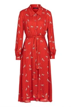 Ana Alcazar Midi Jurk Vabora -JurkChic Verkoop ana alcazar 047322 2789 910 1