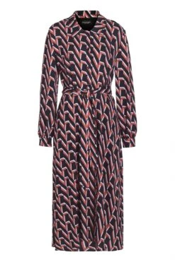 Ana Alcazar Midi Jurk Vabunea Bruin -JurkChic Verkoop ana alcazar 047325 2790 800 1