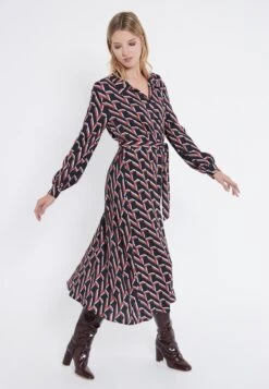 Ana Alcazar Midi Jurk Vabunea Bruin -JurkChic Verkoop ana alcazar 047325 2790 800 3