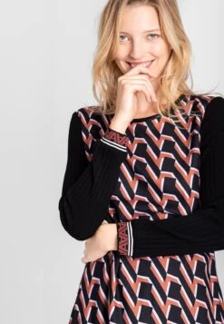 Ana Alcazar A-Lijn Jurk Vabumis Bruin -JurkChic Verkoop ana alcazar 047329 2790 800 5