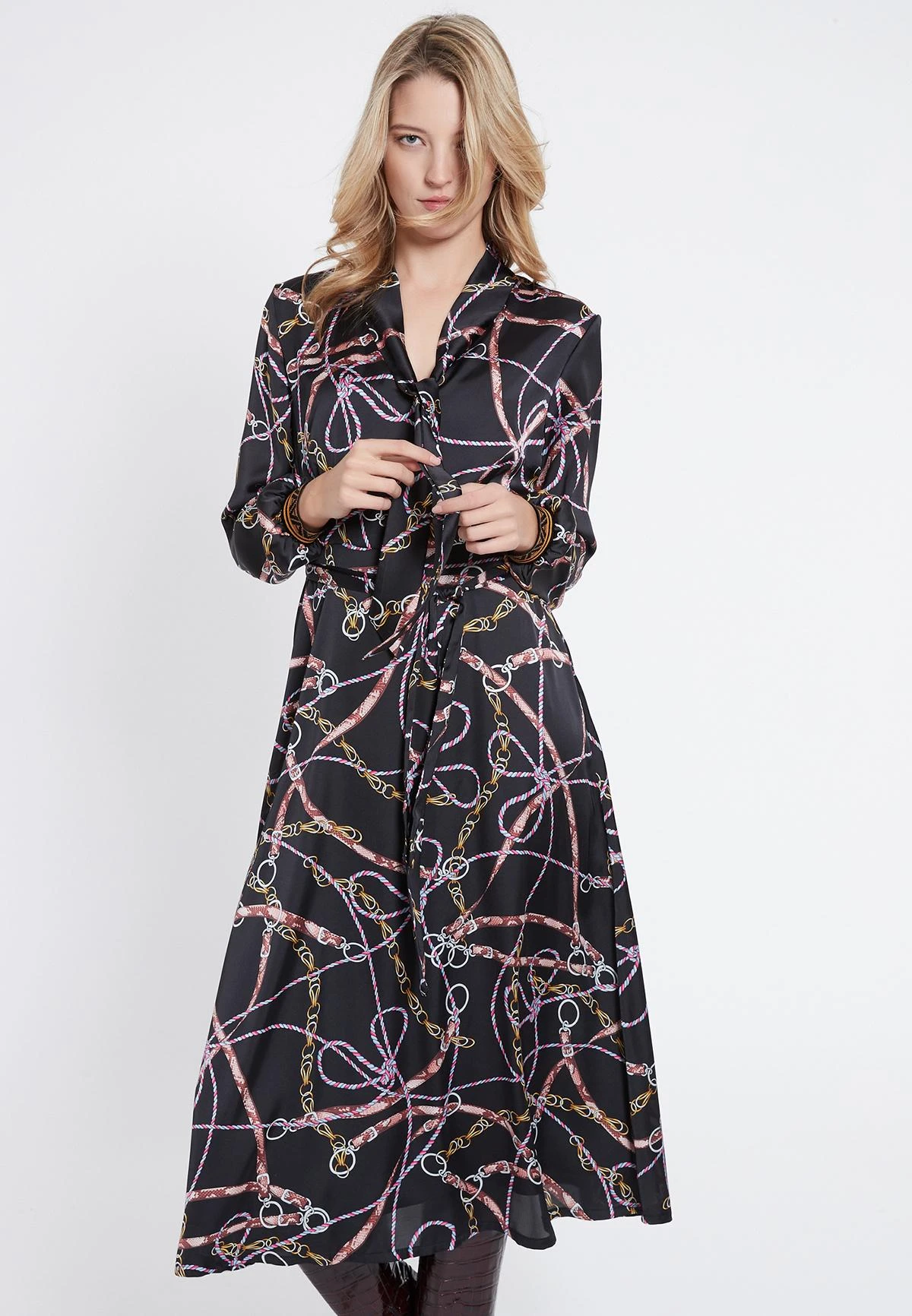 Ana Alcazar Midi Jurk Vadesu 4 Ana Alcazar Midi Jurk Vadesu - Afbeelding 2