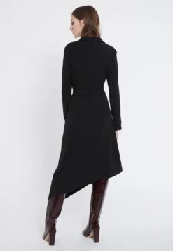 Ana Alcazar Zip Jurk Vafery Zwart -JurkChic Verkoop ana alcazar 047362 2797 100 4