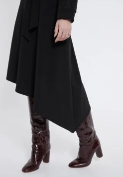 Ana Alcazar Zip Jurk Vafery Zwart -JurkChic Verkoop ana alcazar 047362 2797 100 5