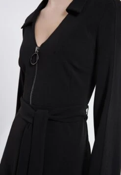 Ana Alcazar Zip Jurk Vafery Zwart -JurkChic Verkoop ana alcazar 047362 2797 100 6