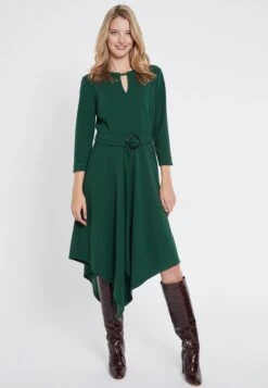 Ana Alcazar Riem Jurk Vafetos Groen