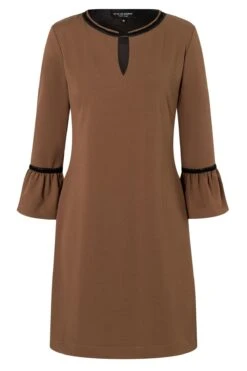 Ana Alcazar A-Lijn Jurk Vafemis Bruin -JurkChic Verkoop ana alcazar 047367 2797 800 1