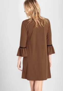 Ana Alcazar A-Lijn Jurk Vafemis Bruin -JurkChic Verkoop ana alcazar 047367 2797 800 4