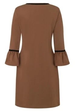 Ana Alcazar A-Lijn Jurk Vafemis Bruin -JurkChic Verkoop ana alcazar 047367 2797 800 6