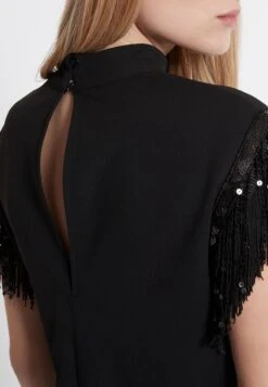 Ana Alcazar Franje Jurk Waeta Zwart -JurkChic Verkoop ana alcazar 047491 2828 100 6