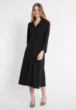Ana Alcazar Blouse Jurk Waelis Zwart