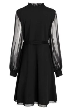 Ana Alcazar Chiffon Jurk Waeby Zwart -JurkChic Verkoop ana alcazar 047493 2828 100 7