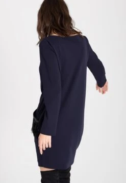 Ana Alcazar Zacken Jurk Wafry Blauw -JurkChic Verkoop ana alcazar 047494 2828 3004