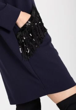 Ana Alcazar Zacken Jurk Wafry Blauw -JurkChic Verkoop ana alcazar 047494 2828 3005