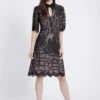 Ana Alcazar Korte Mouwen Jurk Zazy
