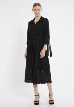 Ana Alcazar Blouse Jurk Zekos Zwart