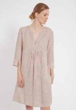 Ana Alcazar Tuniek Jurk Zema Donker-beige -JurkChic Verkoop ana alcazar 047620 2866 8083