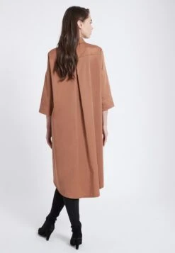 Ana Alcazar Blouse Jurk Zepoa Bruin -JurkChic Verkoop ana alcazar 047629 2869 8004