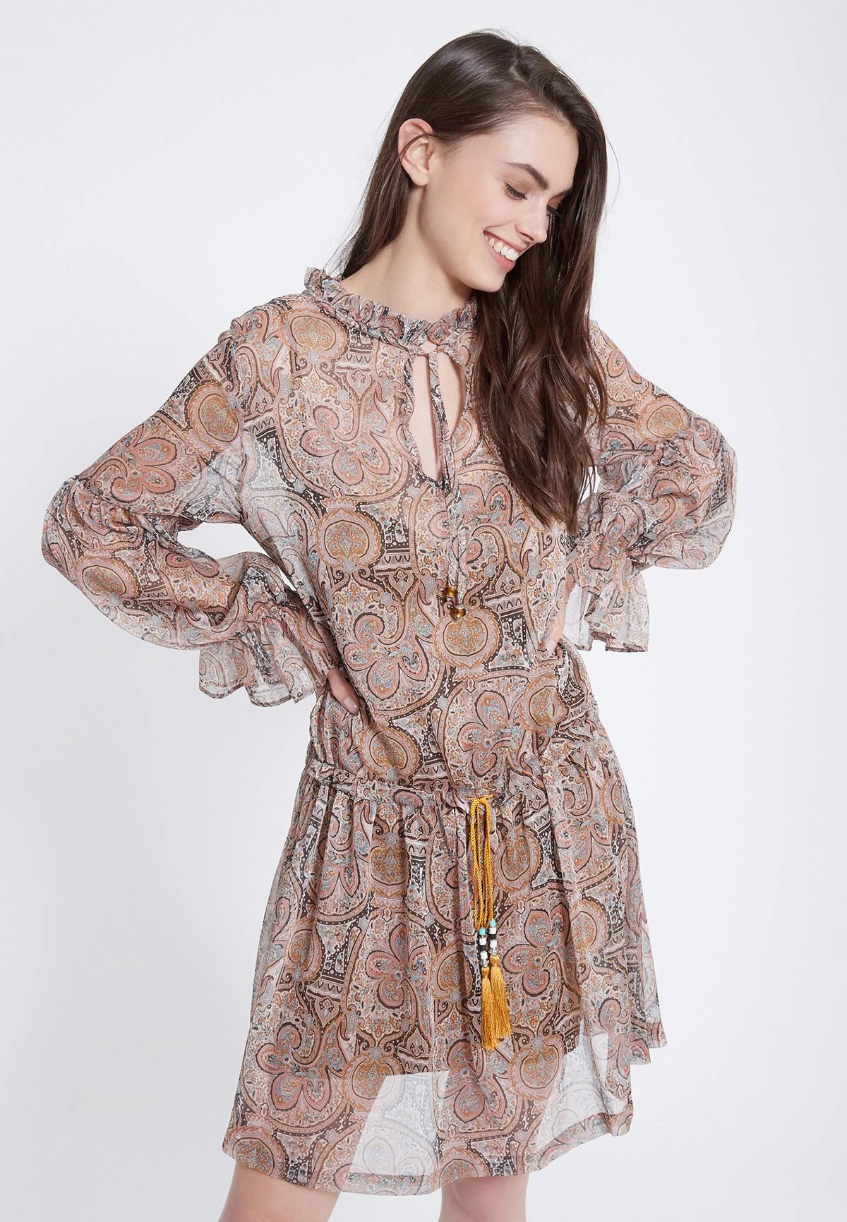 Ana Alcazar Boho Jurk Zevas 4 Ana Alcazar Boho Jurk Zevas - Afbeelding 2