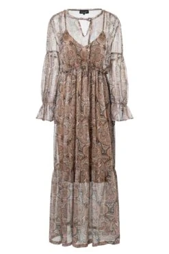 Ana Alcazar Maxi Jurk Zevy -JurkChic Verkoop ana alcazar 047669 2878 9101