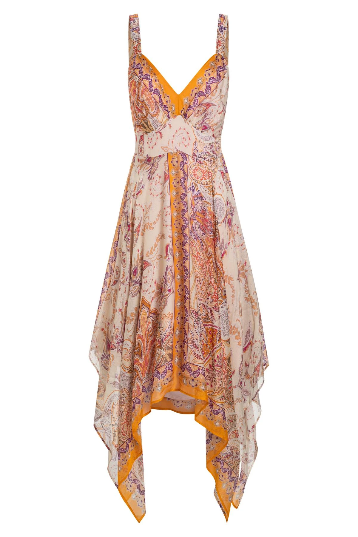 Ana Alcazar Zijden Jurk Zezea Beige 8 Ana Alcazar Zijden Jurk Zezea Beige - Afbeelding 6