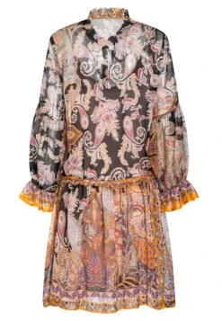 Ana Alcazar Boho Zijden Jurk Zezoy -JurkChic Verkoop ana alcazar 047674 2879 1007